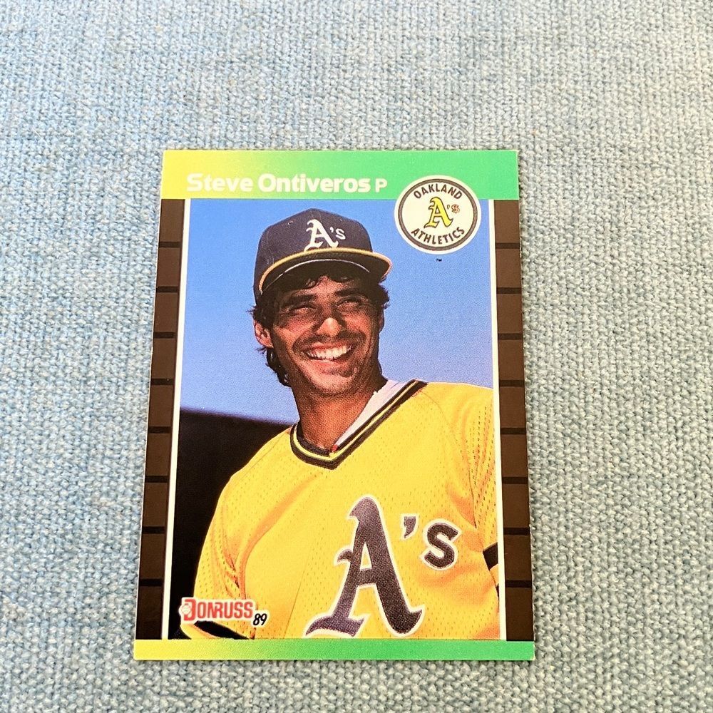 1989 Donruss Oakland A's Baseball Card Trading Card